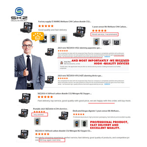 <span class=keywords><strong>Detector</strong></span> 3in1 portátil do analisador do gás do <span class=keywords><strong>CO2</strong></span> do SKZ2050-4-N2 O2 Multi para a indústria de empacotamento alimentar - Product Image 6