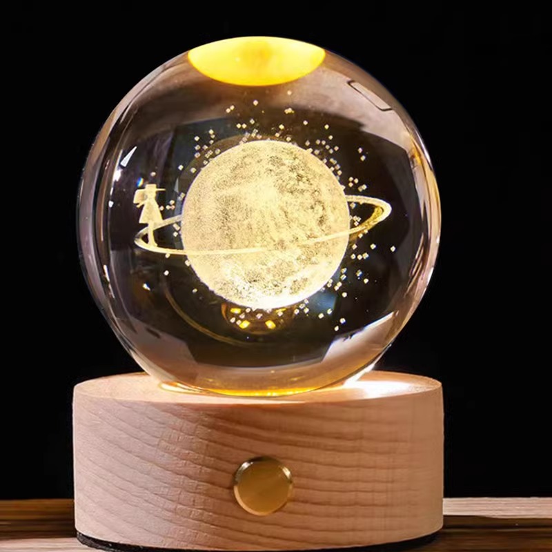 star walk 6cm crystal ball-touch luminous lamp