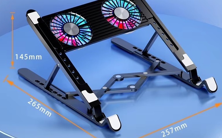 Double ventilateur noir