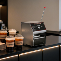 Scelleuse de comptoir TY-260 Mini pour contenants laitiers avec unité de contrôle manuel du niveau de chaleur