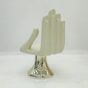 Silla de Diseño Artístico Moderna y Creativa de Fibra de Vidrio con Forma de Mano para Modelos Inmobiliarios de Alta Gama y Patios Interiores de Villas Artísticas - Product Image 6