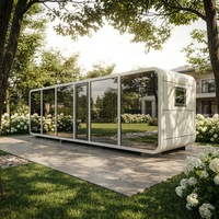 Abri de jardin isolé préfabriqué, studio de jardin, bureau modulaire moderne, design résistant aux intempéries, installation facile