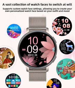 ساعة ذكية S53 بشاشة جديدة، اتصال بلوتوث، تشغيل موسيقى، قياس معدل ضربات القلب، توقعات الطقس، نظام تحديد المواقع، تتبع الحركة، عداد الخطوات، مقاومة للماء، ضمان لمدة سنة - Product Image 5