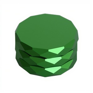 Custom Logo Aluminum <b>Herb</b> <b>Grinder</b> 4 Piece Manual Dry <b>Herb</b> Crusher Diamond Shape Multi Color <b>for</b> Storage - Product Image 6
