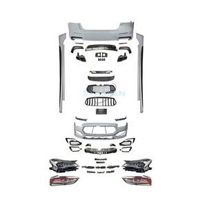 Faros delanteros LED parachoques delantero parachoques trasero faldas laterales actualización completa Retrofit Body Kit para Maserati Quattroporte Trofeo - Product Image 2
