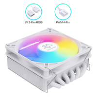 SNOWMAN 2024 Pendingin CPU Ultra Tipis untuk Casing ITX Bersertifikasi CE Produsen Profesional 6 Pipa Pendingin CPU Am5