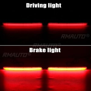 ไฟท้ายสะท้อนแสง LED สำหรับกันชนหลังรถยนต์โตโยต้า โคโรลล่า แฮทช์แบค ปี 2019-2022 อุปกรณ์ตกแต่งรถยนต์ ไฟเบรกเลนส์สีแดง - Product Image 2