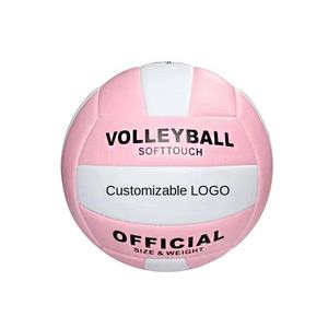 Macaron Bedruckbarer PVC5 Weicher Umweltfreundlicher Beachvolleyball Maschinengefertigt Verstärkt Rutschfest Individuelles Logo Training Erwachsene - Product Image 1