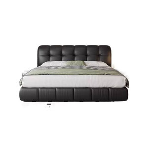 French Design Upholstered Storage Platform 4 Drawer <b>Bed</b> King Size <b>Bed</b> Luxury Italian Leather Storage <b>Bed</b> 671 Soft <b>Padded</b> <b>Bed</b> 671 - Product Image 3
