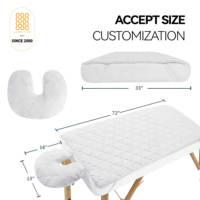 Vente en gros Ensemble de couvertures de table de massage étanche Tables de massage Utilisation au spa