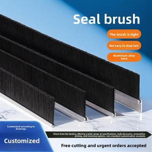 <span class=keywords><strong>Brosse</strong></span> <span class=keywords><strong>de</strong></span> joint <span class=keywords><strong>de</strong></span> <span class=keywords><strong>porte</strong></span> en nylon industrielle en alliage d'aluminium personnalisée, anti-poussière, pour la prévention <span class=keywords><strong>de</strong></span> l'eau et <span class=keywords><strong>de</strong></span> la poussière - Product Image 5