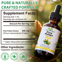 SOLOTREE Vegane Alkoholfreie Kiefernpollen-Tinktur Nahrungsergänzungsmittel Kiefernpollen-Extrakt für Energie & Immununterstützung
