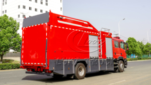 Vehículo de Bomberos HOWO 3500L CAFS de Primera Marca con Alta Configuración y Capacidad para 2 UAV en Venta a Precios Reducidos - Product Image 4