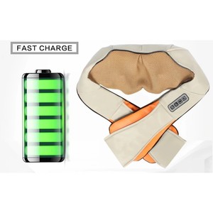 Máquina de masaje, masajeador de cuello y hombros, masajeador Shiatsu con balanceo eléctrico y vibración corporal - Product Image 5