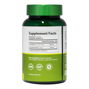 كبسولات L-<span class=keywords><strong>carnitine</strong></span> + COQ10 العد مع L-<span class=keywords><strong>carnitine</strong></span> لدعم الطاقة الطبيعية والعافية اليومية في زجاجة مريحة - Product Image 4