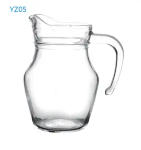 Classical 500 ml glass Juice Jug With Spout Water pitcher with Side Handle glassware jar beer Jugs Cooler Hot tea Pot