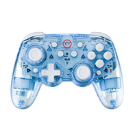Control Inalámbrico Transparente y Colorido para Nintendo Switch, Joystick Dual Hall