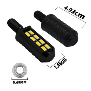 8 SMD <span class=keywords><strong>LED</strong></span> 5630 5730 vít đèn đuôi xe máy tự động YD 12V đèn báo rẽ phía trước biển số xe tạo kiểu xe hơi - Product Image 2