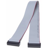 Cable de cinta plana de 40 pines y 30cm, macho a hembra, cable de datos IDE