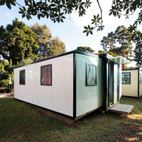 Nouveau 20ft extensible préfabriqué modulaire en acier conteneur maison moderne étanche salon chambre Villa appartement Sandwich