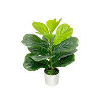 TREESMAS LY239 Décoration de jardin et de balcon, intérieur/extérieur, plantes artificielles en pot en plastique 38x50cm avec des designs personnalisés
