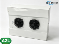 Refroidisseur d'unité à double alimentation en air série DH pour cuisine commerciale et atelier RT≥-5 ° Évaporateur à faible bruit pour la réfrigération