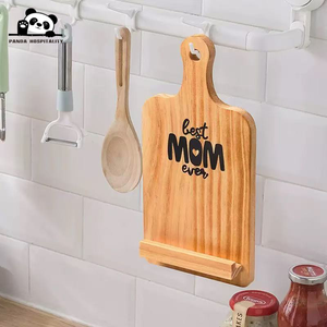 Support de <span class=keywords><strong>livre</strong></span> de recettes en bois massif gravé pour maman, cadeau d'anniversaire, idéal pour la <span class=keywords><strong>cuisine</strong></span> - Product Image 3