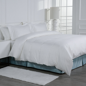 Lux Hotel Beddengoed Set Wit Katoenen Laken Dekbedovertrek Kussensloop Dekbedovertrek <span class=keywords><strong>Queen</strong></span> Kingsize Linnen Voor Gastenkamer - Product Image 2