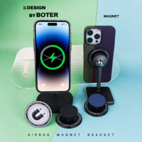 Funda Transparente de Acrílico para Teléfono con Anillo Magnético, Soporte para Carga Inalámbrica, Carcasa Antigolpes para iPhone 13, Fabricante OEM ODM China