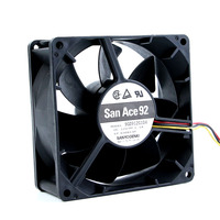 SANYO 9G0912G104 12V DC 1.1A 90*90*38MM 9038 9CM SANYO Kipas Pendingin Aksial Bantalan Bola Asli