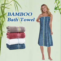 Vente en gros de luxe pour salle de bain bambou super doux serviette de bain extra large avec logo personnalisé boîte cadeau pour spa, plage, hôtel prix des cheveux