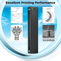 Imprimante portable A4 Phomemo, imprimante thermique sans fil A4, machine d'impression de lettres avec papier A4 pour le bureau