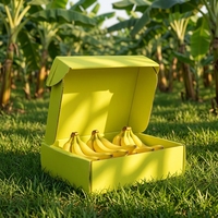 Nouvelle plaque en plastique PP ondulé creux jaune de 3 mm, boîte de 1 m x 1 m pour le transport et la protection des fruits, en stock