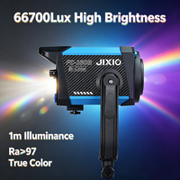 Lumière vidéo LED dimmable 160W pour studio, CRI élevé Ra97+, perle de lampe COB unique, éclairage large