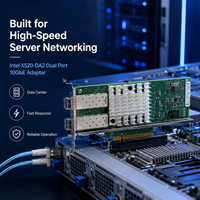 Adaptador de Red Ethernet Intel X520-DA2 E10G42BTDA de Doble Puerto y 10 Gb SFP+, Chip 82599ES, PCIe 2.0 X8, NIC para Servidor de 10G