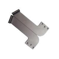 Plaque de support métallique estampée sur mesure pour rail de montage, pièce en tôle pour borne de connexion