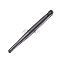 Antenne WiFi 6 en caoutchouc noir à gain élevé 5dBi double bande 2.4G 5.8G RP-SMA mâle pour routeur sans fil, carte réseau, PC de bureau, 5G LTE