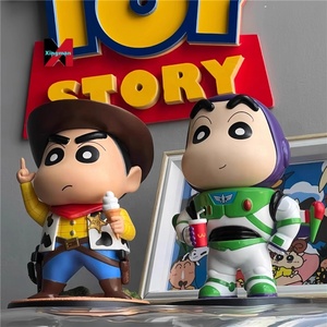 Figuras de Acción de Crayon Shin-chan, Woody, Buzz <span class=keywords><strong>Lightyear</strong></span>, Vaquero, Modelo de Muñeco de Regalo, Serie GK, Manualidades de Plástico - Product Image 1