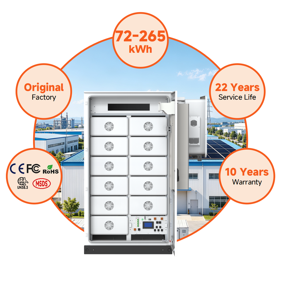 High Voltage Solar Energy 60kW 70kW 80kW Solar Panels With Battery and ...
