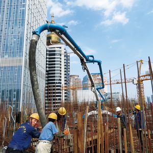 JIUHE 17m電気移動式コンクリートブーム配置スパイダータイプディストリビューターコンクリート配置ポンプブーム - Product Image 6