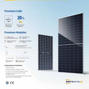 Vorrätige JA N-Typ Bifaziale Solarmodule 720W 720 W Halbzellen-Mono-TPOCON-Photovoltaikmodul <span class=keywords><strong>PV</strong></span>-Paneele - Product Image 2