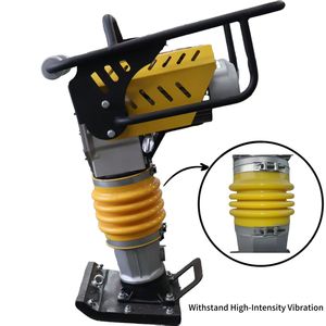 Pabrik 5.5HP 6.5HP Tamping mesin pemadat Rammer berat 75KG tanah dan Material pemadat untuk Konstruksi Pedesaan - Product Image 4