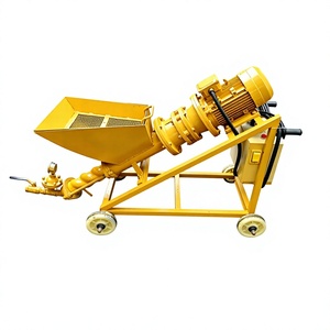 Bomba pulverizadora de mortero para decoración de paredes interiores y exteriores de edificios pequeños de gran altura, con transporte horizontal. - Product Image 1