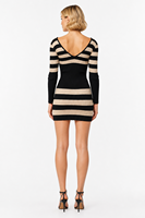 Robe pull côtelée personnalisée OEM & ODM pour femme, manches longues, col en V, décontractée, mode automne-hiver, viscose, Vestidos Robe