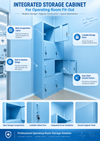 Cloisons Médicales Modulaires pour Salle d'Opération, Clinique d'Implants Dentaires, Hôpital, Salle de Diagnostic, Purification et Décoration