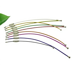 Llavero de cuerda de alambre de acero inoxidable de color de 150mm directo de fábrica YIWANG para regalo - Product Image 1