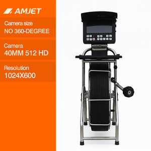Caméra d'égout AMJET DrainEye-R10-pro 70mm-300mm, diamètre 40mm, 512Hz, caméra d'inspection de canalisation pour le nettoyage des tuyaux - Product Image 2