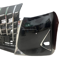 Convient pour Toyota Alphard 35/40 Series 2018-2021 Car Bumper Grille Kit Front Lip Accessories Black Upgrade Body Kit