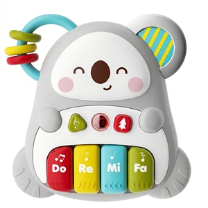 Jouet musical pour bébé, clavier de <span class=keywords><strong>piano</strong></span> en plastique, 18+ mois, 8 gammes, hochet éducatif pour l'apprentissage des tout-petits, cadeau - Product Image 6