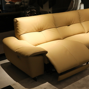 Modern Living Room Smart <b>Reclining</b> <b>Leather</b> Lazy Custom Color Multifunctional Convertible Bed Bedroom Villa IDS-024 Lazy Boy Recl - Product Image 5